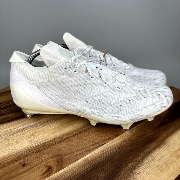 Adidas Adizero Electric Speed Juice Men's Size 12 Football Cleats White IE4413